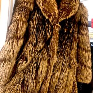 Authentic Fox Fur Coat